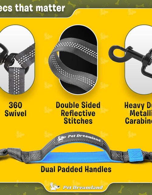 Load image into Gallery viewer, Exquisite Two Dog Leash Splitter | Double Dog Leash for Large Dogs Heavy Duty | No Tangle 2 Dog Leash Coupler | Dual Dog Leash Attachment | Retractable Dual Leashes for 2 Dogs
