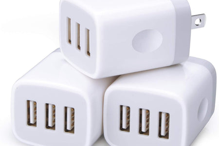 USB Charging Plug, Wall Charger Adapter,  3Pack Universal Travel 3.1A 3Muti Port Fast Charging Block Compatible with Iphone 15 14 13 12 SE 11 Xs Pro,Samsung Galaxy S23 S22 S21 S20 Ultra, Google