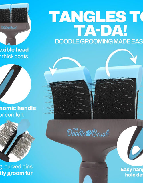 Load image into Gallery viewer, - Doodle Brush for Dogs, Goldendoodle Brushes for Grooming &amp; Dog Brush for Labradoodle - Doodle Dog Brush - Doodle Grooming Brush, Bernedoodle Brush - Slicker Brush for Doodles

