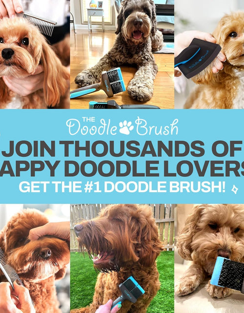 Load image into Gallery viewer, - Doodle Brush for Dogs, Goldendoodle Brushes for Grooming &amp; Dog Brush for Labradoodle - Doodle Dog Brush - Doodle Grooming Brush, Bernedoodle Brush - Slicker Brush for Doodles
