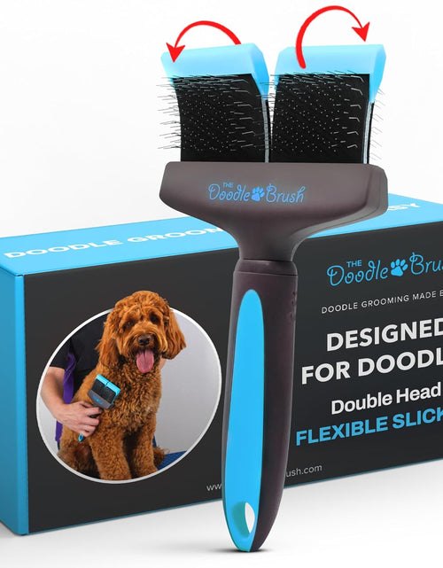 Load image into Gallery viewer, - Doodle Brush for Dogs, Goldendoodle Brushes for Grooming &amp; Dog Brush for Labradoodle - Doodle Dog Brush - Doodle Grooming Brush, Bernedoodle Brush - Slicker Brush for Doodles
