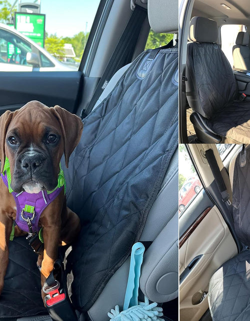 Load image into Gallery viewer, Dog Seat Cover Cars Trucks Suvs, Thick 600D Heavy Duty Pets Car Seat Cover, Waterproof &amp; Wear-Resistant Durable Nonslip Backing &amp; Hammock Convertible - 2 Pack
