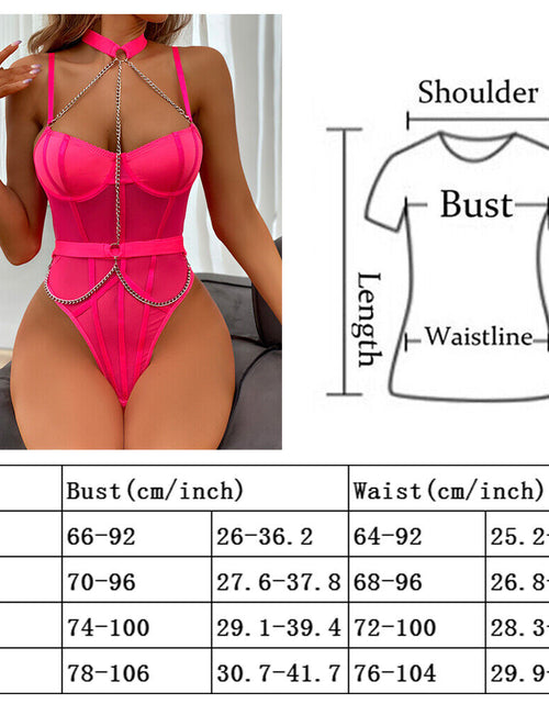Load image into Gallery viewer, Women'S Sexy-Lingerie Lace Babydoll Bra Thong Set Sleepwear Underwear Nightwear
