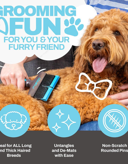 Load image into Gallery viewer, - Doodle Brush for Dogs, Goldendoodle Brushes for Grooming &amp; Dog Brush for Labradoodle - Doodle Dog Brush - Doodle Grooming Brush, Bernedoodle Brush - Slicker Brush for Doodles
