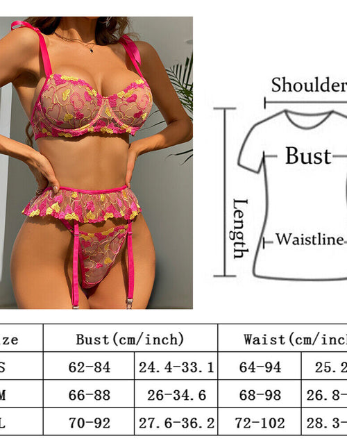 Load image into Gallery viewer, Women'S Sexy-Lingerie Lace Babydoll Bra Thong Set Sleepwear Underwear Nightwear
