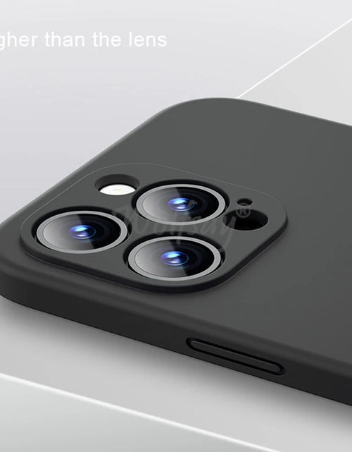 Load image into Gallery viewer, For Iphone 16 Pro Max Case Liquid Silicone Original Plain Rubber TPU Protect Case for Iphone 16 15 Pro Max Cover TPU Shockproof
